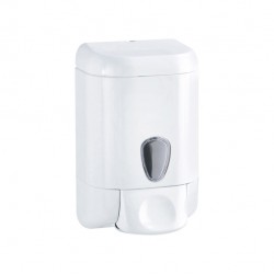 Dispenser da muro Prestige per sapone liquido - capacità 1 L - bianco/azzurro trasparente - Mar Plast