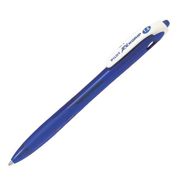 Penna a sfera a scatto Rexgrip Begreen - punta 1,6mm - blu - Pilot Penna a sfera a scatto Rexgrip Begreen - punta 1,6mm - blu - Pilot