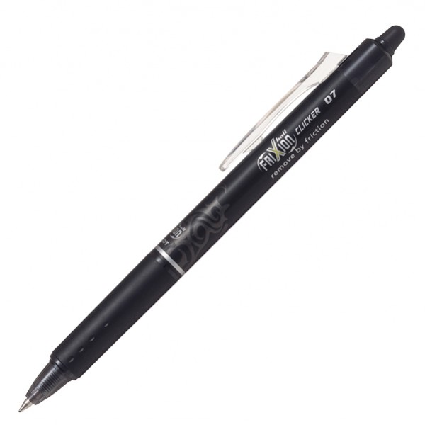 Penna a sfera a scatto Frixionball Clicker - punta 0,7mm - nero - Pilot Penna a sfera a scatto Frixionball Clicker - punta 0,7mm - nero - Pilot