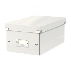 Scatola archivio Click & Store - per DVD - 20,6 x 14,7 x 35,2 cm - bianco - Leitz