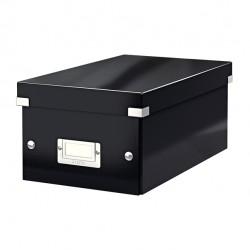 Scatola archivio Click & Store - per DVD - 20,6 x 14,7 x 35,2 cm - nero - Leitz