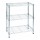 Libreria Archimede Light - 3 ripiani - acciaio cromato - 36x60x75 cm - Serena Group