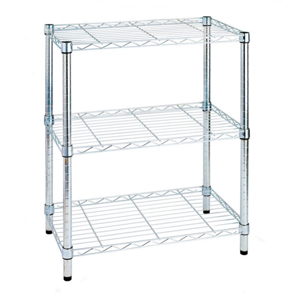 Libreria Archimede Light - 3 ripiani - acciaio cromato - 36x60x75 cm - Serena Group Libreria Archimede Light - 3 ripiani - acciaio cromato - 36x60x75 cm - Serena Group