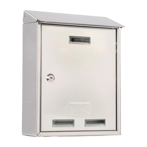 Cassetta postale Elios Steel - 25 x 30 x 10 cm - acciaio inox - Metalplus Cassetta postale Elios Steel - 25 x 30 x 10 cm - acciaio inox - Metalplus