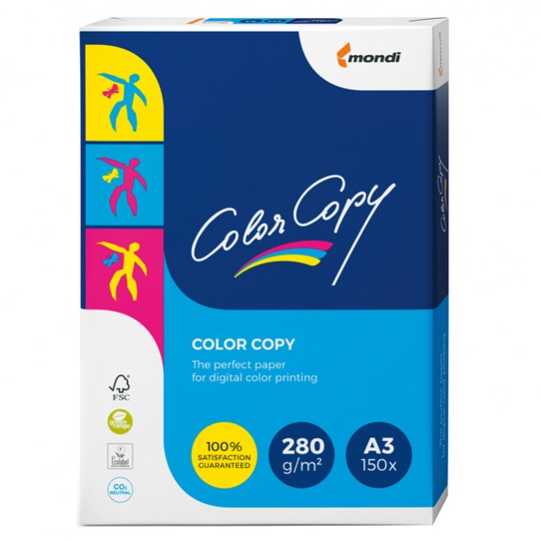 Carta Color Copy - 320 x 450 mm - 280 gr - bianco - Sra3 - Mondi - conf. 150 fogli Carta Color Copy - 320 x 450 mm - 280 gr - bianco - Sra3 - Mondi - conf. 150 fogli