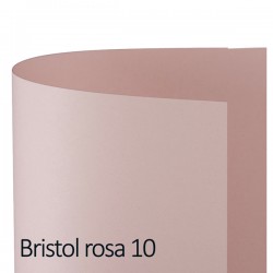 Cartoncino Bristol Color - 70 x 100 cm - 200 gr - rosa 10 - Favini - blister 10 fogli