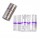 Blister portamonete - 2 euro - fascia viola - Iternet - sacchetto da 100 blister