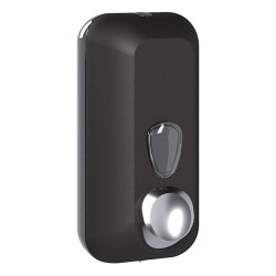 Dispenser per sapone liquido EColored - 10,2 x 9 x 22,8 cm - capacità 0,55 L - vesuvian black - Mar Plast