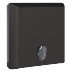 Dispenser asciugamani piegati EColored - 29 x 10,5 x 30,5 cm - vesuvian black - Mar Plast