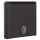 Dispenser asciugamani piegati EColored - 29 x 10,5 x 30,5 cm - vesuvian black - Mar Plast