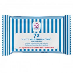 Salviette profumate Cotonet Aloe - Cotonet - conf. richiudibile da 72 pezzi