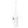 Portascopino per bagno - da parete - ABS - 7,2x15x48 cm - bianco - Mar Plast