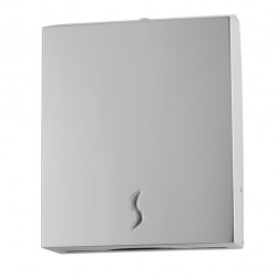 Distributore asciugamani piegati C/Z - Brinox - 28x10,2x36,5 cm - acciaio inox - capacità 400 fogli - grigio - Medial