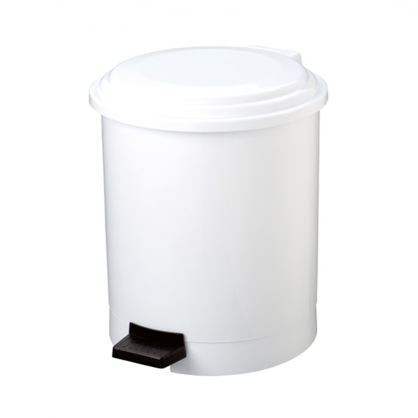 Pattumiera a pedale Ruf - PP - 20 L - diametro 31,5 cm - altezza 42 cm - bianco - Medial Pattumiera a pedale Ruf - PP - 20 L - diametro 31,5 cm - altezza 42 cm - bianco - Medial