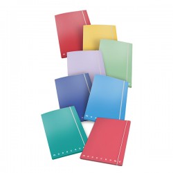 Cartella 3 lembi con elastico Monocromo - A4 - dorso 1,2 cm - colori assortiti - Pigna
