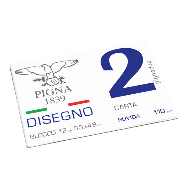 Album Pigna2 - 33 x 48 cm - 4 angoli - 20 fogli - 110 gr - ruvido - Pigna Album Pigna2 - 33 x 48 cm - 4 angoli - 20 fogli - 110 gr - ruvido - Pigna