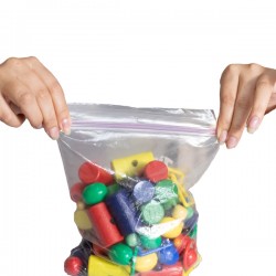 Sacchetti Zip - 25 x 35 cm - 45 micron - LDPE - trasparente - Viva - conf. 100 pezzi