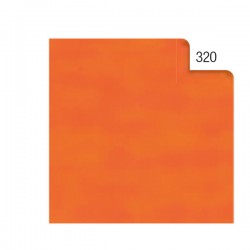Carta velina - 50 x 70 cm - 20 gr - arancio 320 - Rex Sadoch - busta 26 fogli