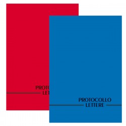 Registro protocollo lettere ricevute/spedite - uso mano - 21 x 31cm - 100 fogli - BM