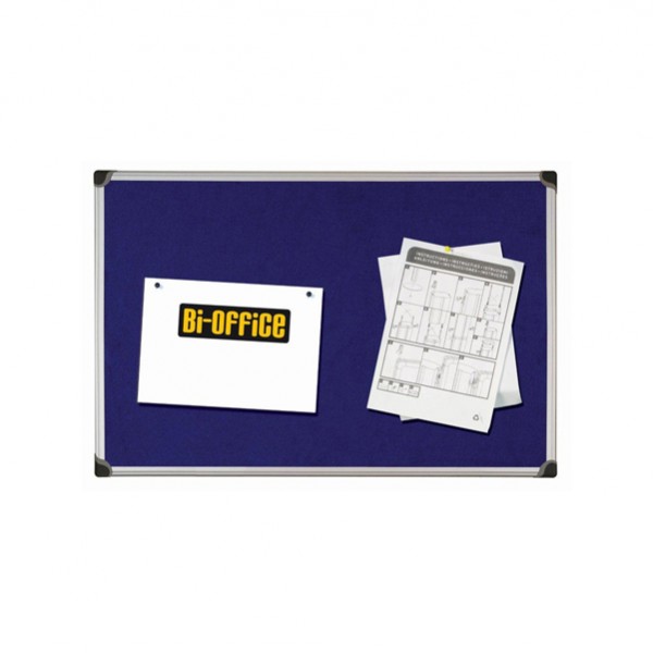Pannello Maya Felt Board - feltro blu - 90 x 120 cm - Bi-Office Pannello Maya Felt Board - feltro blu - 90 x 120 cm - Bi-Office