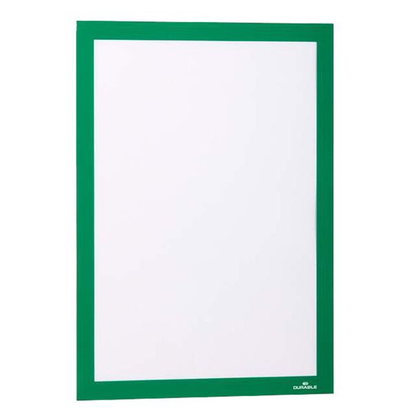 Cornice magnetica Duraframe - A4 - 21 x 29,7 cm - verde - Durable