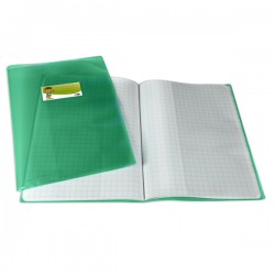 Coprimaxi PT1 F - 21 x 30 cm - PP - 100 mic - c/alette - liscio - verde trasparente - Sei Rota