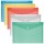 Busta con bottone - 33,5 x 23,5 cm - PP - colori assortiti - Lebez - conf. 5 pezzi