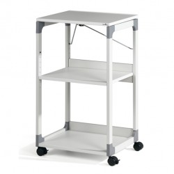 Carrello System - per videoproiettore - con ruote - 3 ripiani - 50,8 x 43,2 x 88,2 cm - grigio - Durable