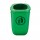 Cestino gettacarte Classic - da esterni - 40,4 x 34,8 x 74,5 cm - 50 L - PP - verde - Medial