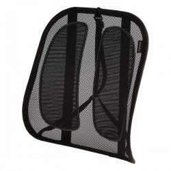 Supporto schiena Office Suites - 50x45x20 cm - in tessuto a rete - nero - Fellowes