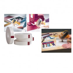 Nastro biadesivo per dispenser ATG - senza supporto - 12 mm x 25 m - PP - trasparente - Scotch