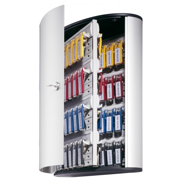 Cassetta portachiavi da parete Key Box - 30,2 x 11,8 x 40 cm - 72 posti - grigio - Durable