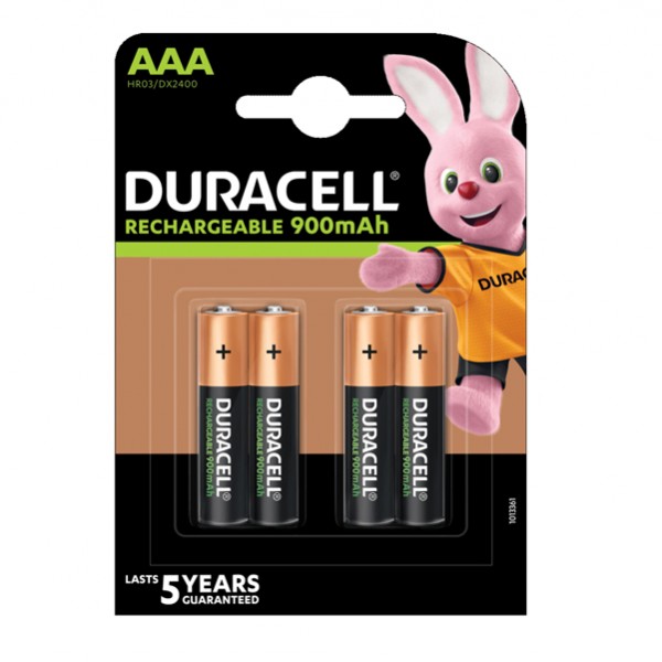 Pila ministilo AAA - 1,2V - Precharged - ricaricabili - Duracell - blister 4 pezzi Pila ministilo AAA - 1,2V - Precharged - ricaricabili - Duracell - blister 4 pezzi