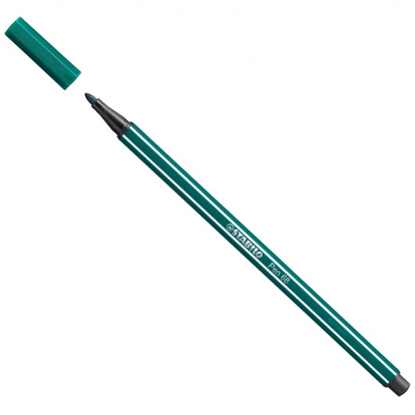 Pennarello Pen 68 - verde turchese 53 - Stabilo Pennarello Pen 68 - verde turchese 53 - Stabilo