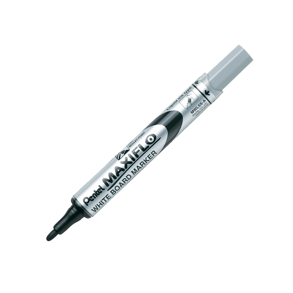 Marcatore per lavagna Maxiflo liquid ink - per lavagna - nero - Pentel Marcatore per lavagna Maxiflo liquid ink - per lavagna - nero - Pentel
