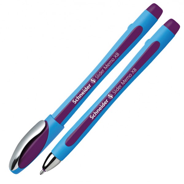 Penna a sfera Slider Memo - punta XB - viola - Schneider Penna a sfera Slider Memo - punta XB - viola - Schneider