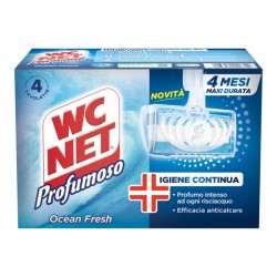 Tavoletta Profumoso Ocean Fresh - WC Net - 4 gabbiette da 34 gr