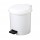 Pattumiera a pedale Ruf - PP - 6 L - diametro 22,5 cm - altezza 26,5 cm -  bianco - Medial