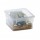 Contenitore multiuso Light Box S/2 - 17,8x20,4x10 cm - 2,5 L - plastica - trasparente - Terry