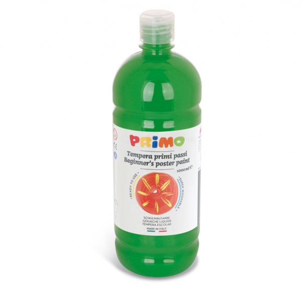 Tempera pronta Primi Passi - 1 L - verde brillante - Primo Tempera pronta Primi Passi - 1 L - verde brillante - Primo