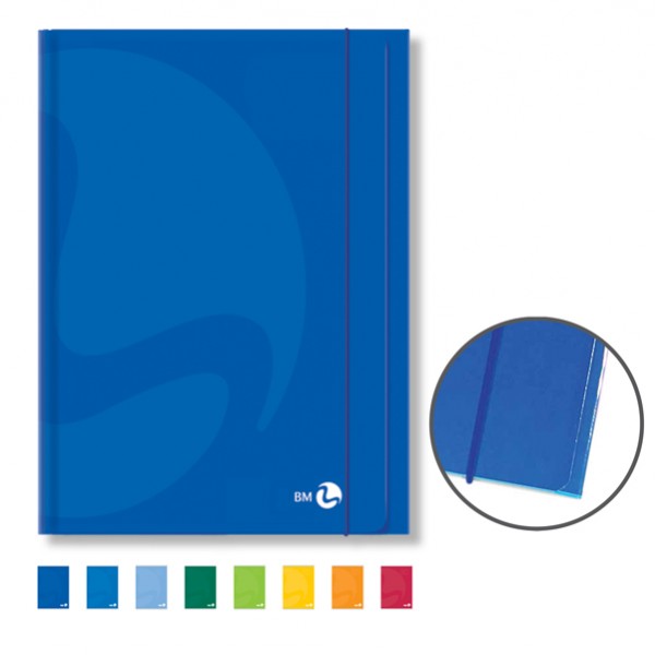Cartella 3 lembi con elastico Color - A4 - colori assortiti - BM Cartella 3 lembi con elastico Color - A4 - colori assortiti - BM