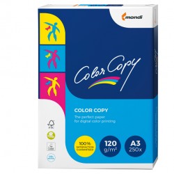 Carta Color Copy - A3 - 120 gr - bianco - Mondi - conf. 250 fogli