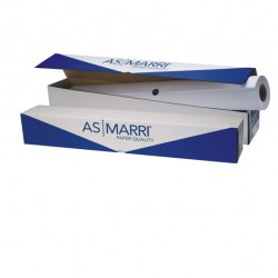 Carta plotter PTJ.90 - 610 mm x 50 mt - 90 gr - inkjet - trasparente - As Marri