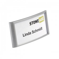 Portanome Classic con magnete - 3,4 x 7,4 cm - Durable - conf. 10 pezzi