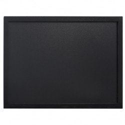 Lavagna Woody - cornice nera - 40 x 60 cm - Securit