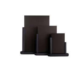 Lavagna da tavolo Elegant - A6 - 15,5 x 17 x 5 cm - nero - Securit