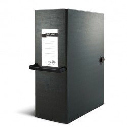 Scatola archivio Big Next - dorso 16 cm - 25 x 35 cm - nero/nero - Sei Rota