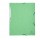 Cartella 3 lembi con elastico angolare - A4 - dorso 0,3 cm - cartoncino Lustrè - verde tiglio - Exacompta