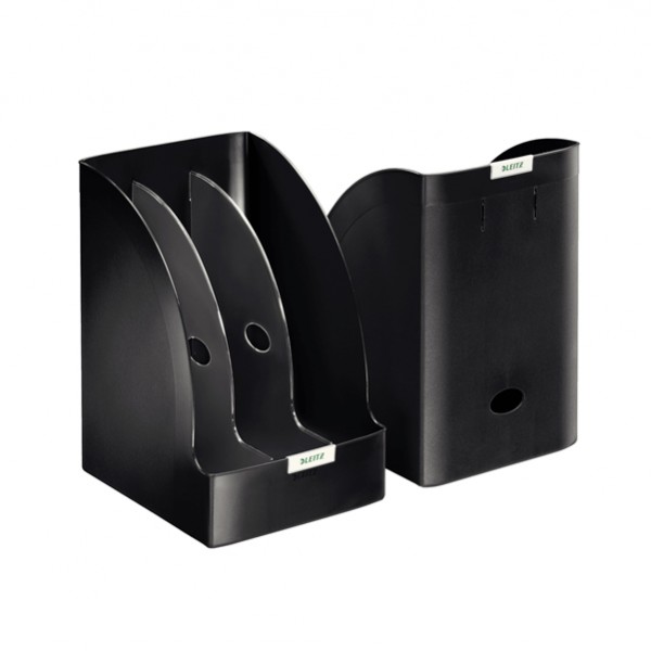 Portariviste Leitz Plus Jumbo - 24 x 31 x 21 cm - nero - Leitz Portariviste Leitz Plus Jumbo - 24 x 31 x 21 cm - nero - Leitz