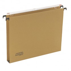 Cartella sospesa Avana - cassetto - interasse 33 cm - fondo U - 31,3 x 24,5 cm - avana - Bertesi